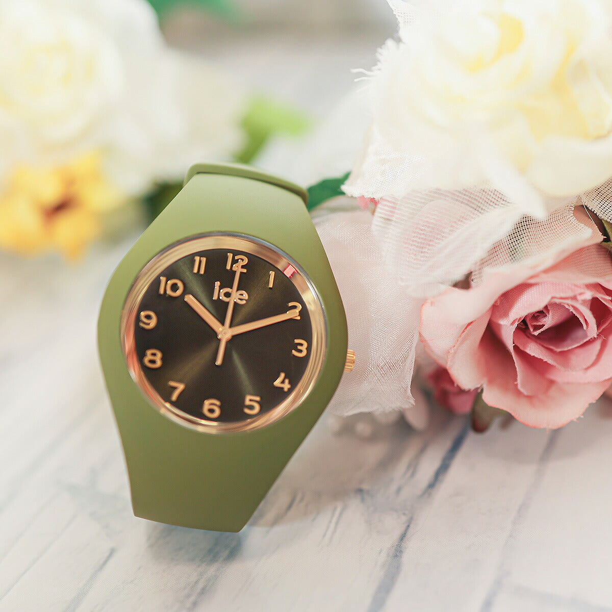 アイスウォッチ ICE-WATCH 腕時計 レディース アイスデュオシック ICE duo chic キウイ スモール+ 021824