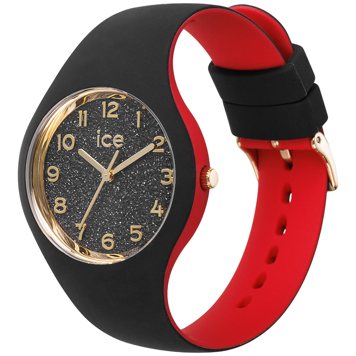 アイスウォッチ ICE-WATCH 腕時計 レディース アイスルル ICE loulou ブラックグリッターシック スモール 022326