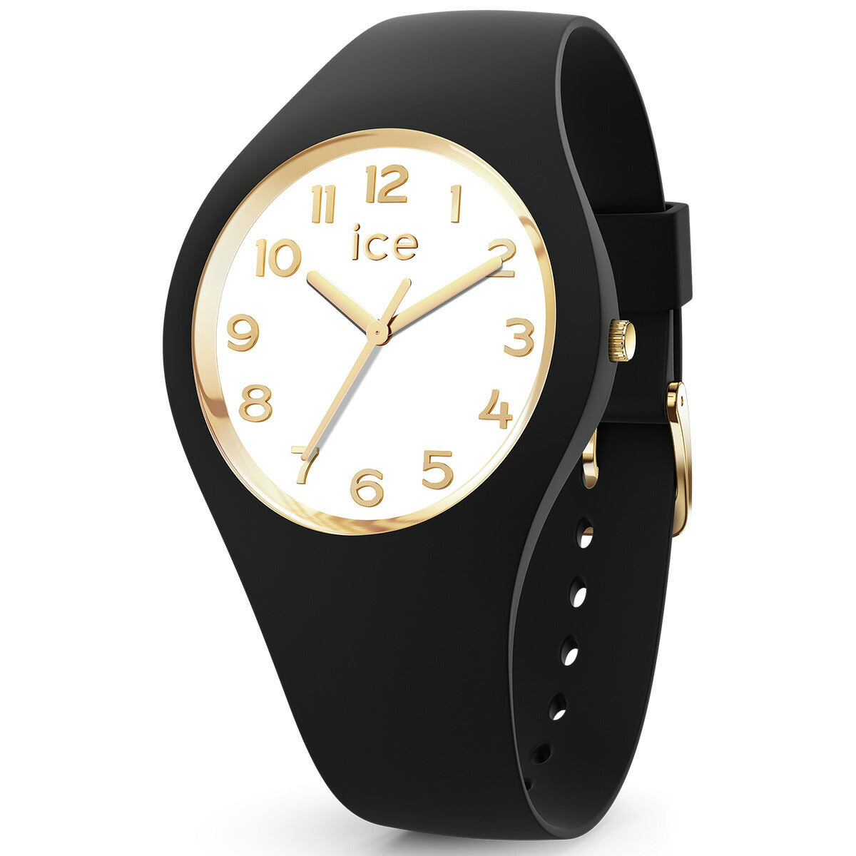 アイスウォッチ ICE-WATCH 腕時計 メンズ レディース アイスグラム ブラック&ホワイト ICE glam BLACK&WHITE ブラックホワイト 022585【2024 新作】