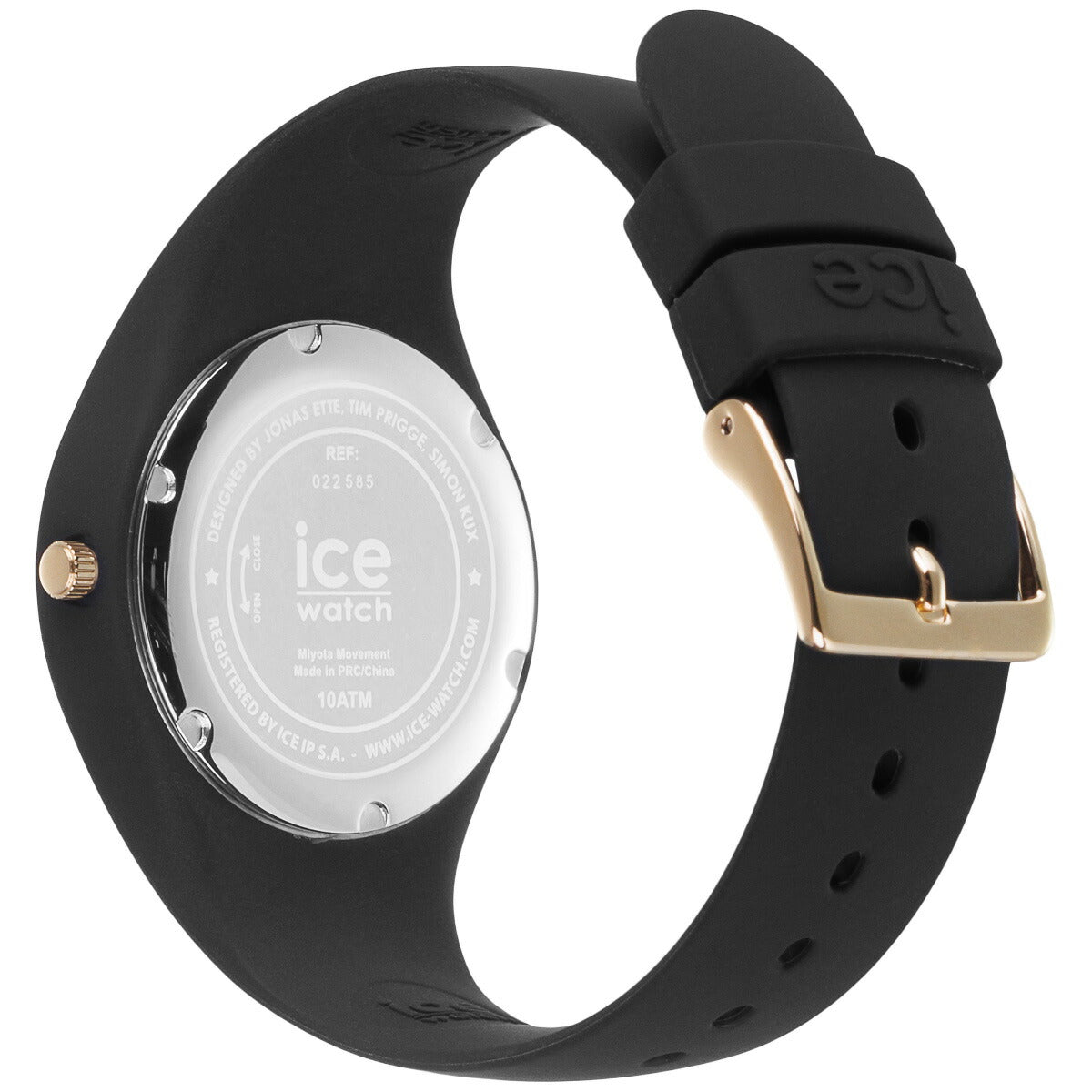 アイスウォッチ ICE-WATCH 腕時計 メンズ レディース アイスグラム ブラック&ホワイト ICE glam BLACK&WHITE ブラックホワイト 022585【2024 新作】