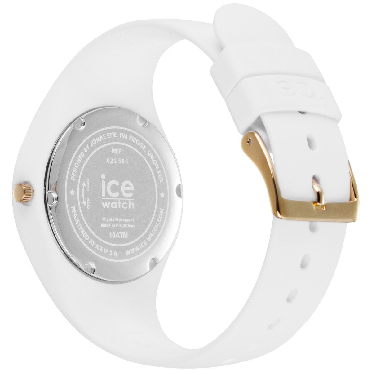 アイスウォッチ ICE-WATCH 腕時計 メンズ レディース アイスグラム ブラック&ホワイト ICE glam BLACK&WHITE ホワイトブラック 022586【2024 新作】