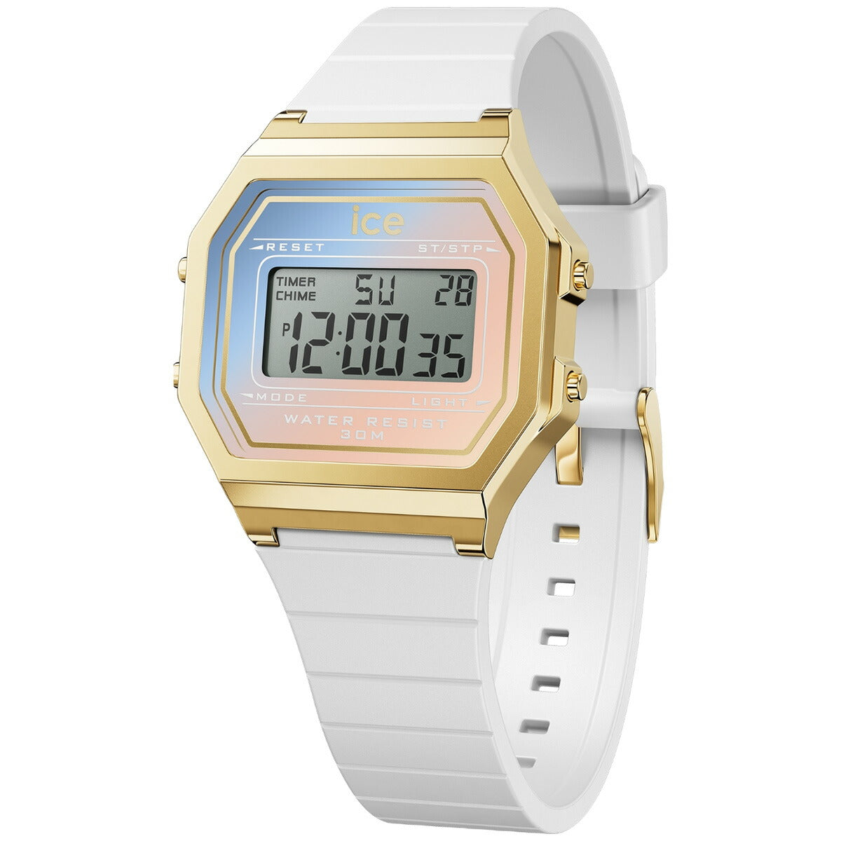 アイスウォッチ ICE-WATCH 腕時計 レディース アイスデジット レトロ サンセット ICE digit retro sunset ホワイトマジェスティック 022718【2024 新作】