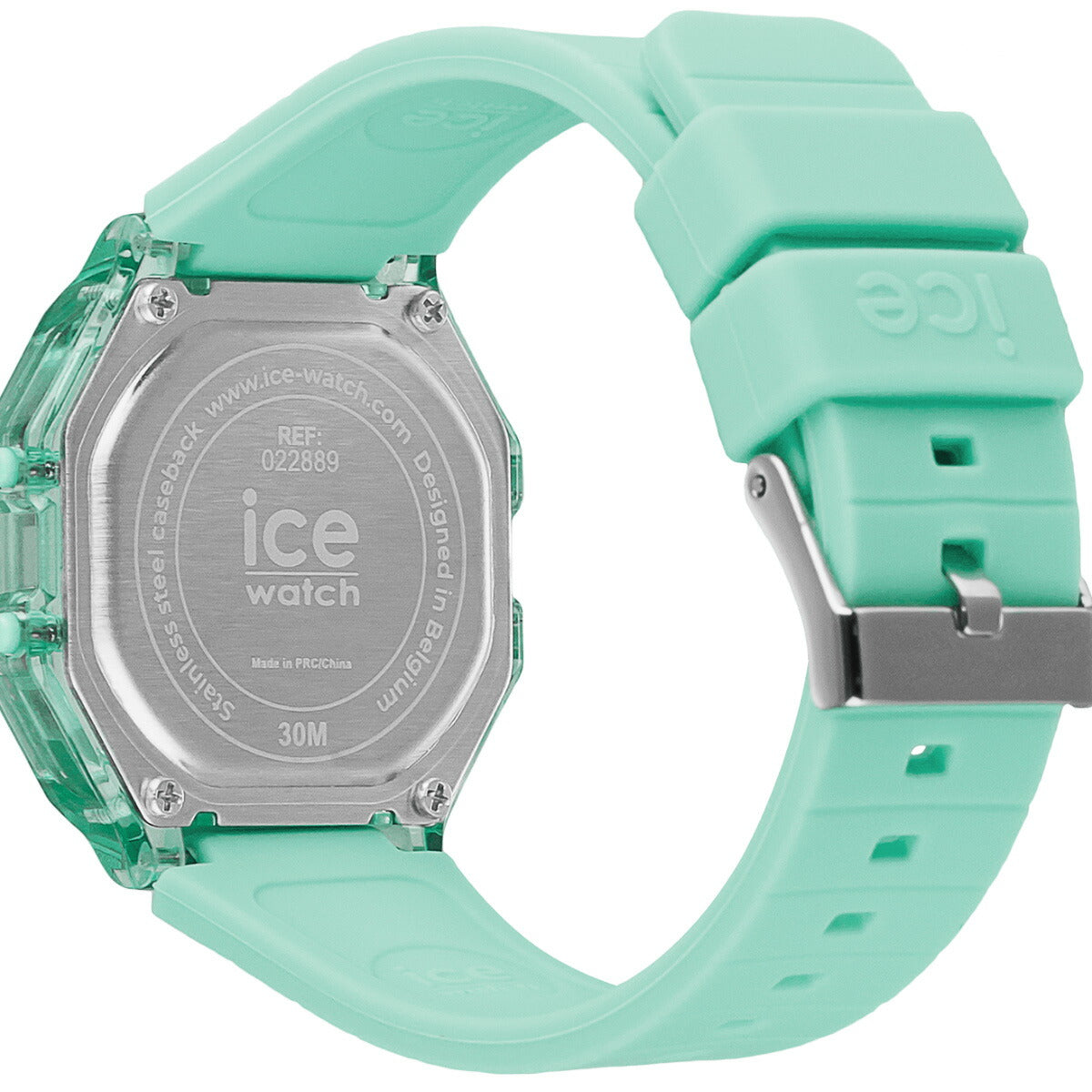 アイスウォッチ ICE-WATCH 腕時計 レディース アイスデジット レトロ ICE digit retro アズールブルー クリア 022889【2024 新作】