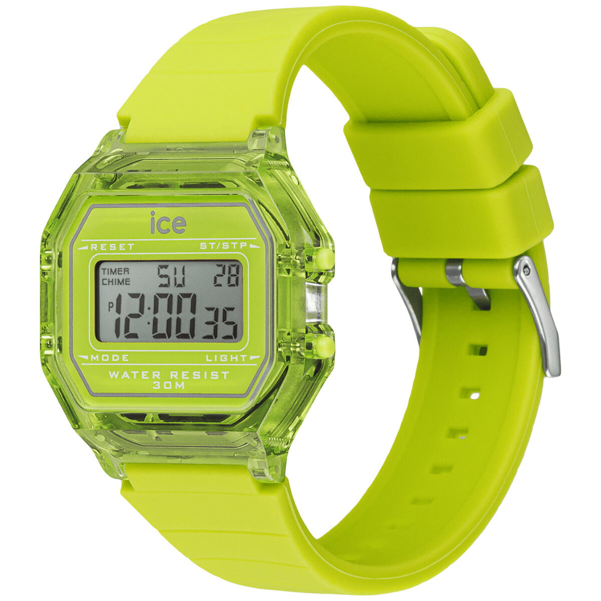 アイスウォッチ ICE-WATCH 腕時計 レディース アイスデジット レトロ ICE digit retro グリーンライム クリア 022890【2024 新作】