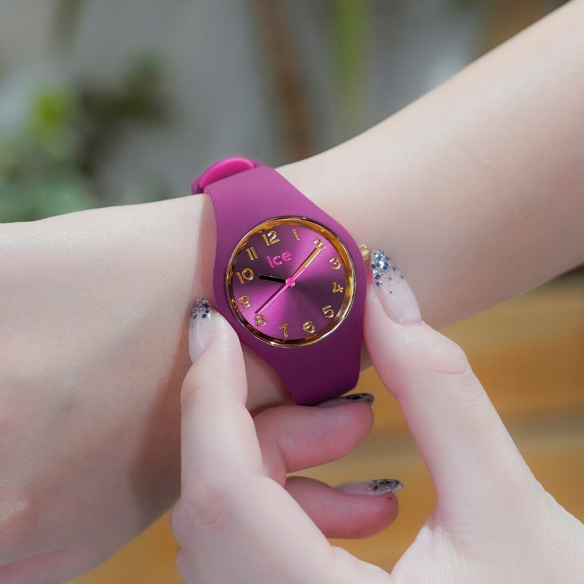 アイスウォッチ ICE-WATCH 腕時計 レディース アイスデュオ シック ICE duo chic バーガンディー 023276【2024 新作】