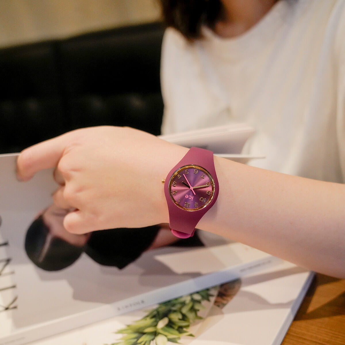 アイスウォッチ ICE-WATCH 腕時計 レディース アイスデュオ シック ICE duo chic バーガンディー 023276【2024 新作】