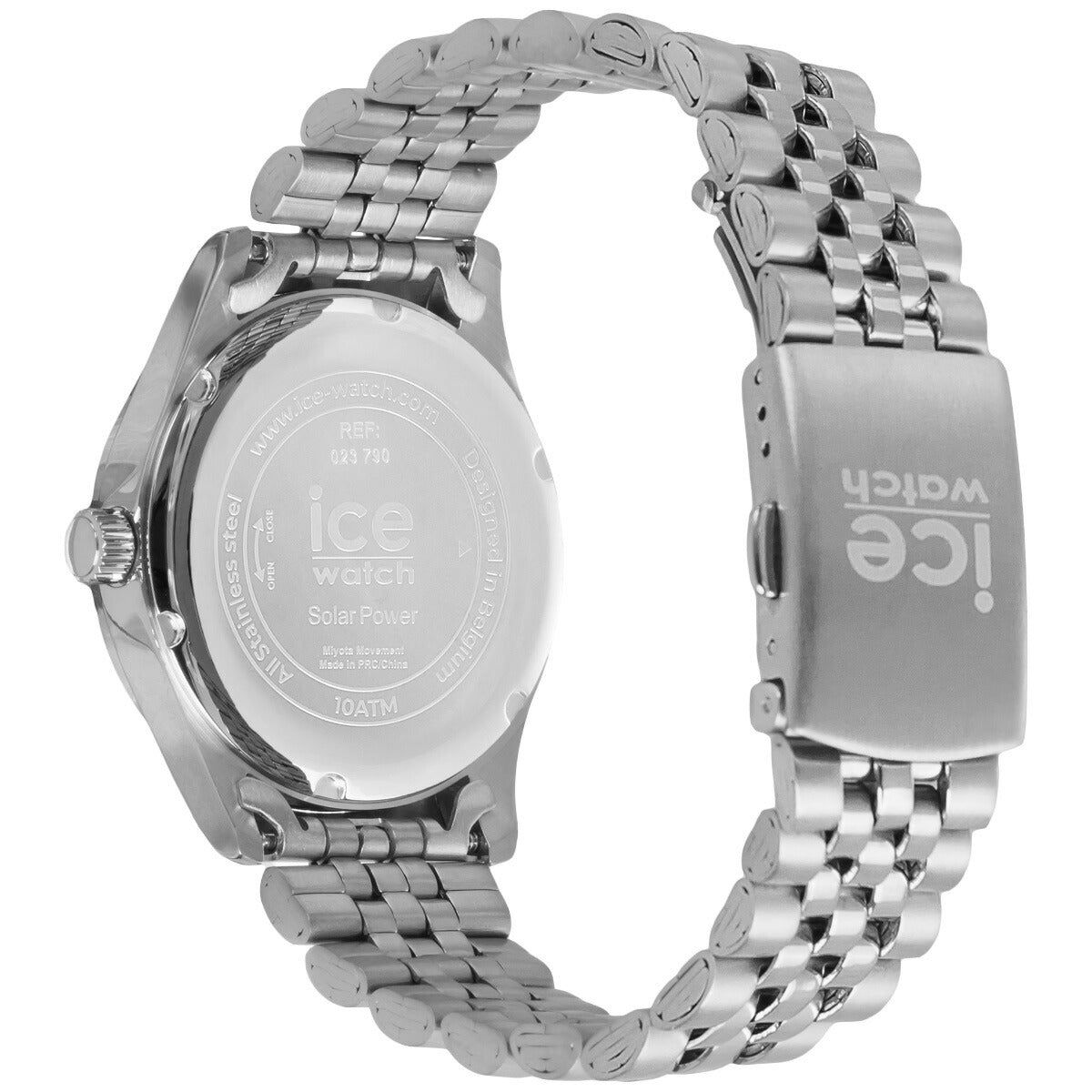 アイスウォッチ ICE-WATCH 腕時計 レディース アイススティール ソーラー ICE steel Solar シルバーライトピンク 023790【2024 新作】