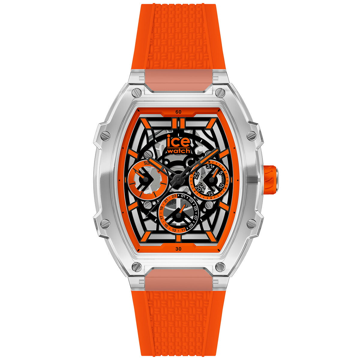 アイスウォッチ ICE-WATCH 腕時計 メンズ レディース アイスボリデイクリア ICE boliday clear クリアオレンジスケル 024285【2025 新作】