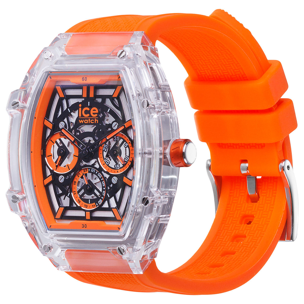 アイスウォッチ ICE-WATCH 腕時計 メンズ レディース アイスボリデイクリア ICE boliday clear クリアオレンジスケル 024285【2025 新作】