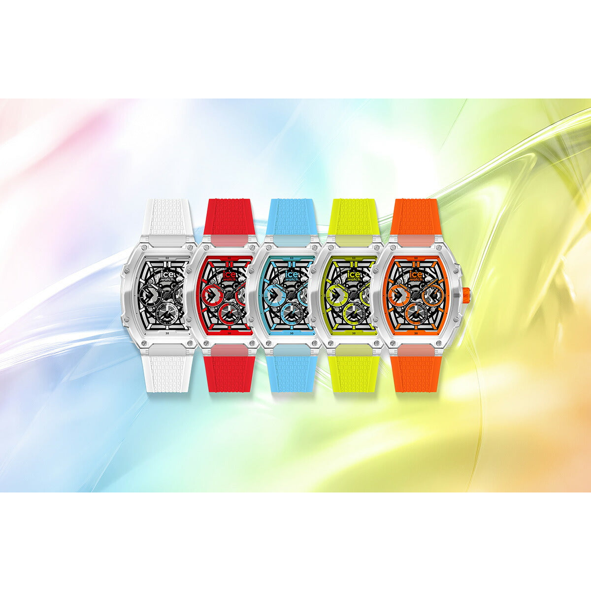 アイスウォッチ ICE-WATCH 腕時計 メンズ レディース アイスボリデイクリア ICE boliday clear クリアオレンジスケル 024285【2025 新作】