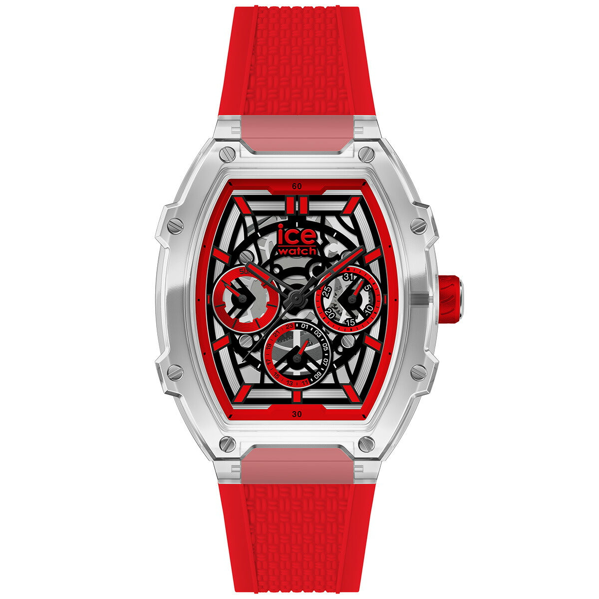 アイスウォッチ ICE-WATCH 腕時計 メンズ レディース アイスボリデイクリア ICE boliday clear クリアレッドスケル 024288【2025 新作】