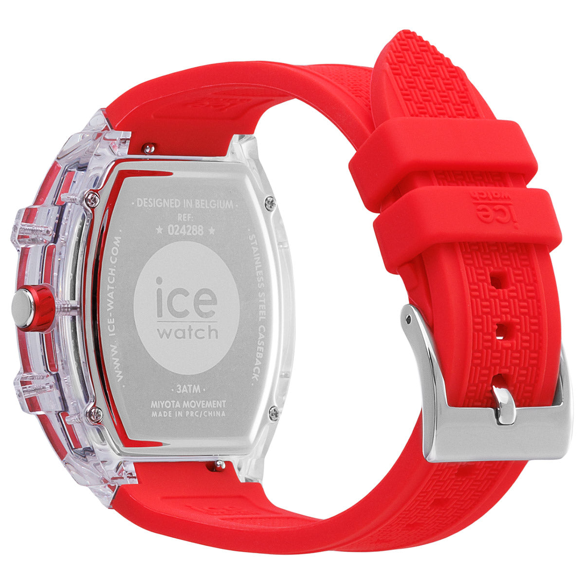 アイスウォッチ ICE-WATCH 腕時計 メンズ レディース アイスボリデイクリア ICE boliday clear クリアレッドスケル 024288【2025 新作】