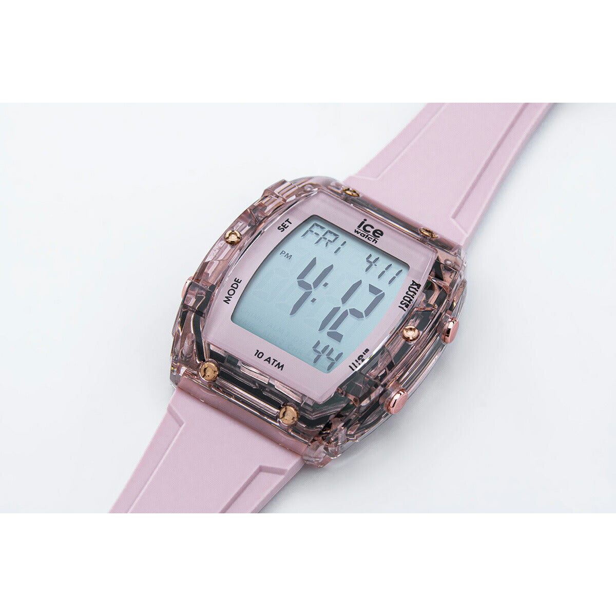 アイスウォッチ ICE-WATCH 腕時計 メンズ レディース アイスデジットボリデイ ICE digit boliday ヌード クリア ローズゴールド 024563【2025 新作】