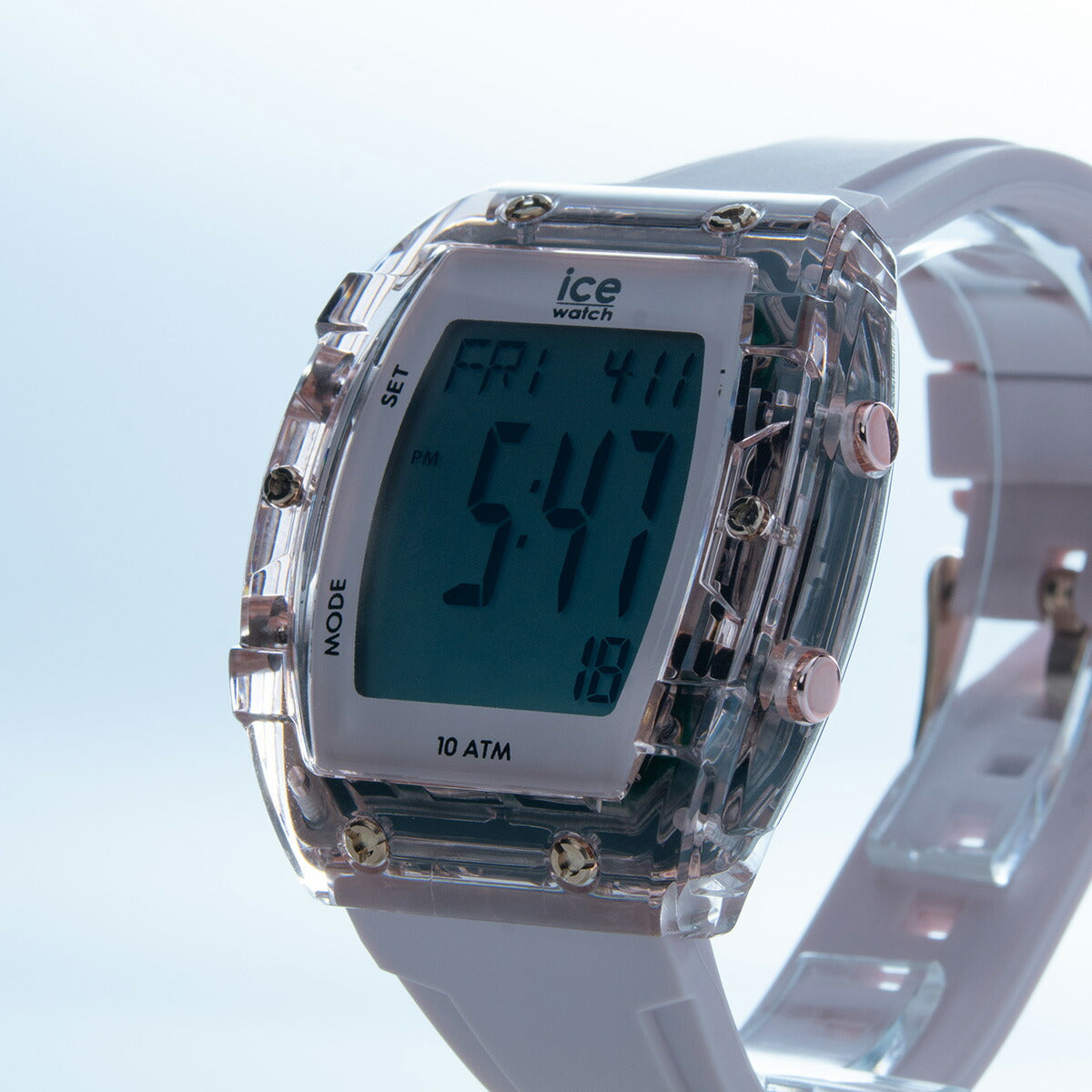 アイスウォッチ ICE-WATCH 腕時計 メンズ レディース アイスデジットボリデイ ICE digit boliday ヌード クリア ローズゴールド 024563【2025 新作】