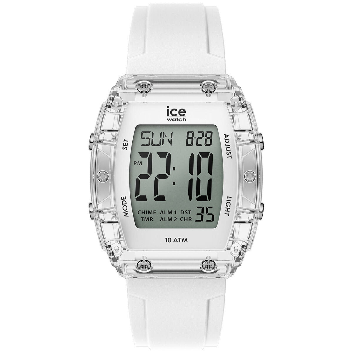 アイスウォッチ ICE-WATCH 腕時計 メンズ レディース アイスデジットボリデイ ICE digit boliday ホワイト クリア シルバー 024565【2025 新作】