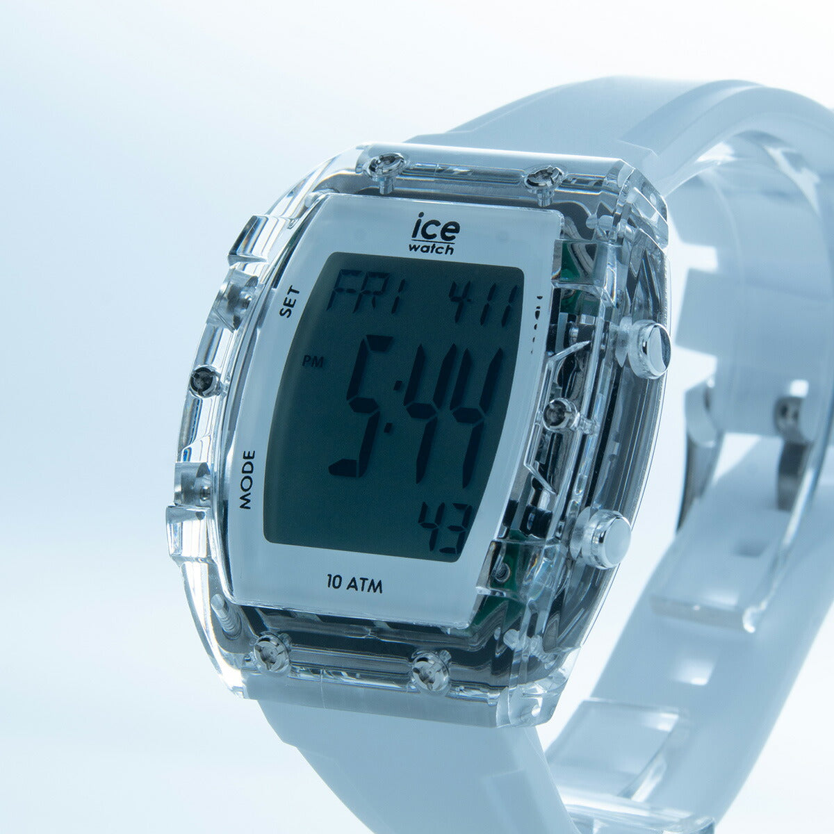 アイスウォッチ ICE-WATCH 腕時計 メンズ レディース アイスデジットボリデイ ICE digit boliday ホワイト クリア シルバー 024565【2025 新作】