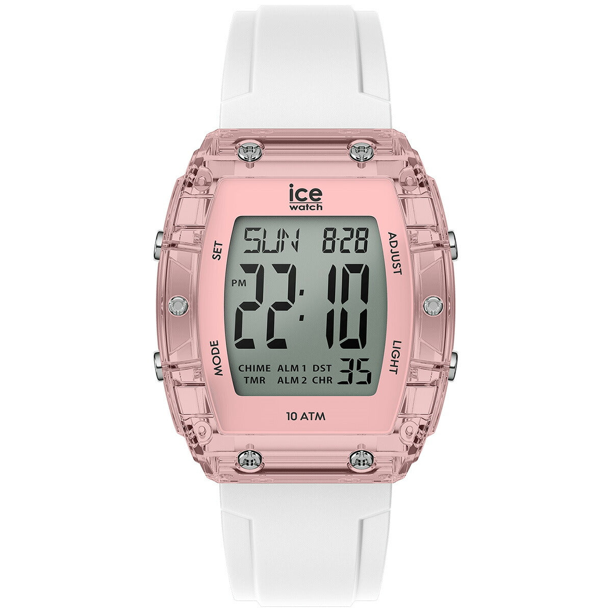 アイスウォッチ ICE-WATCH 腕時計 メンズ レディース アイスデジットボリデイ ICE digit boliday ホワイト クリアピンク シルバー 024566【2025 新作】