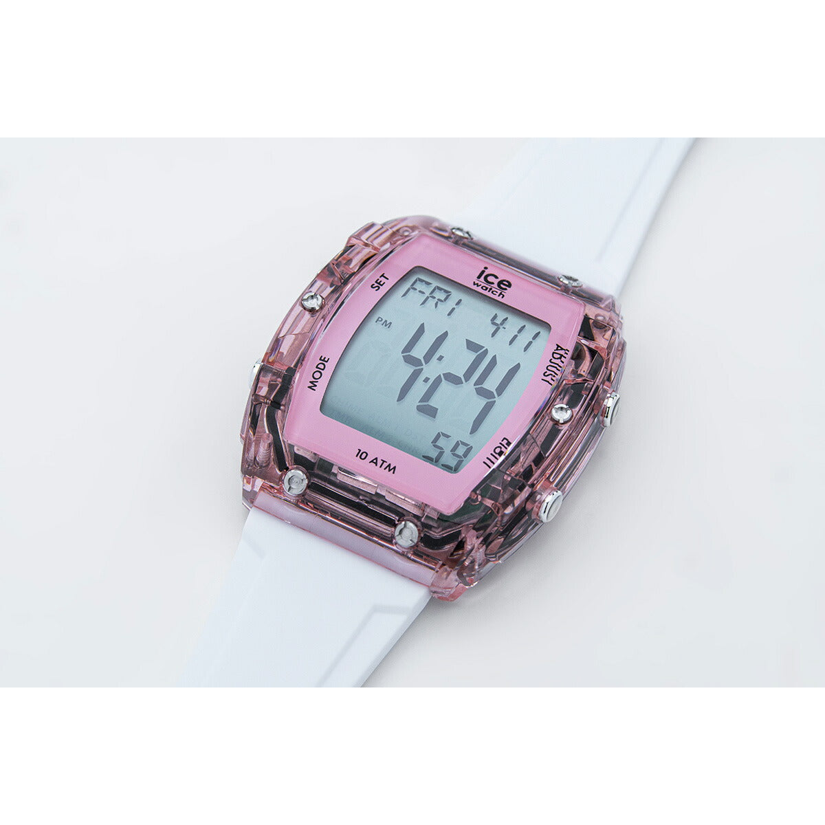 アイスウォッチ ICE-WATCH 腕時計 メンズ レディース アイスデジットボリデイ ICE digit boliday ホワイト クリアピンク シルバー 024566【2025 新作】