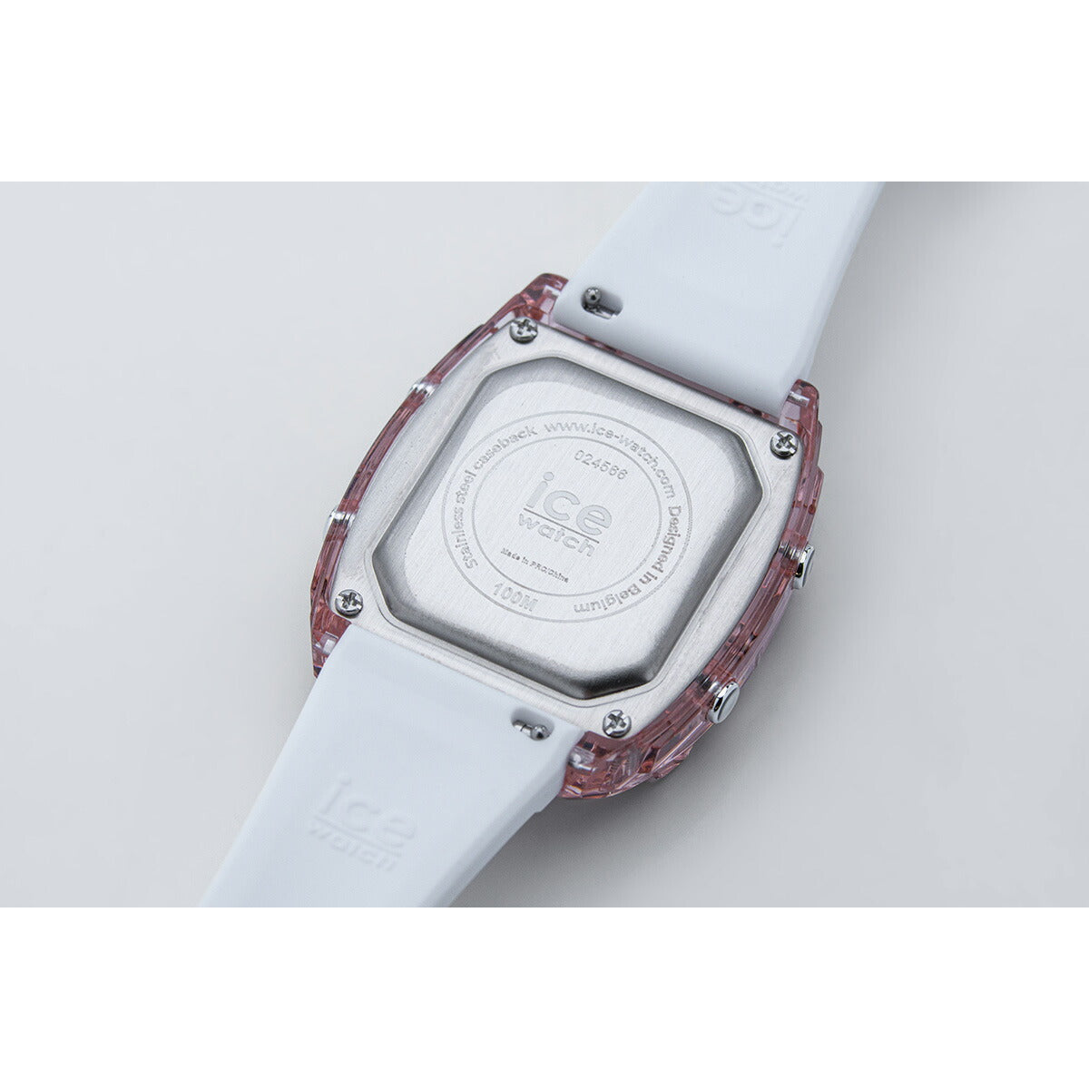 アイスウォッチ ICE-WATCH 腕時計 メンズ レディース アイスデジットボリデイ ICE digit boliday ホワイト クリアピンク シルバー 024566【2025 新作】