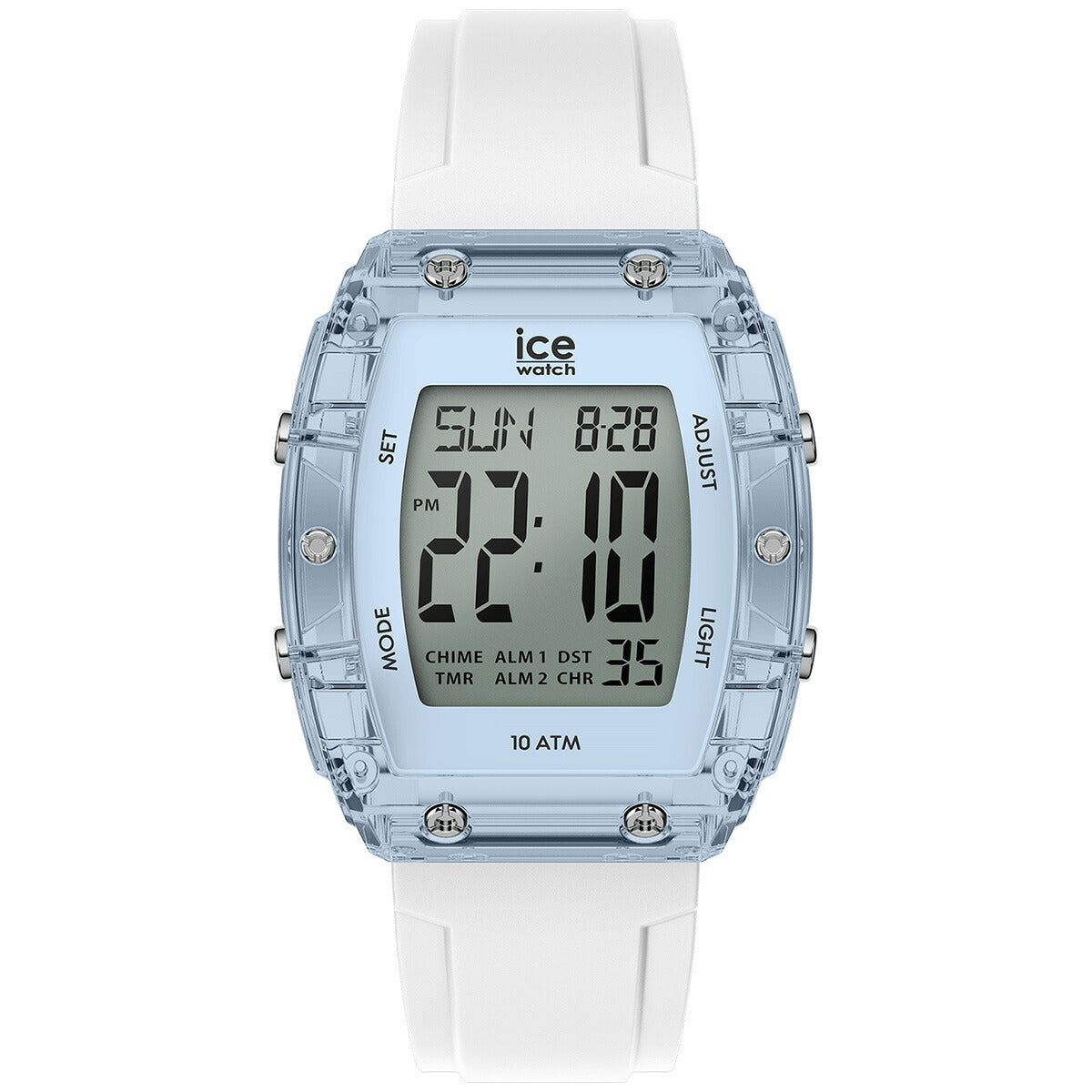 アイスウォッチ ICE-WATCH 腕時計 メンズ レディース アイスデジットボリデイ ICE digit boliday ホワイト クリアブルー シルバー 024567【2025 新作】