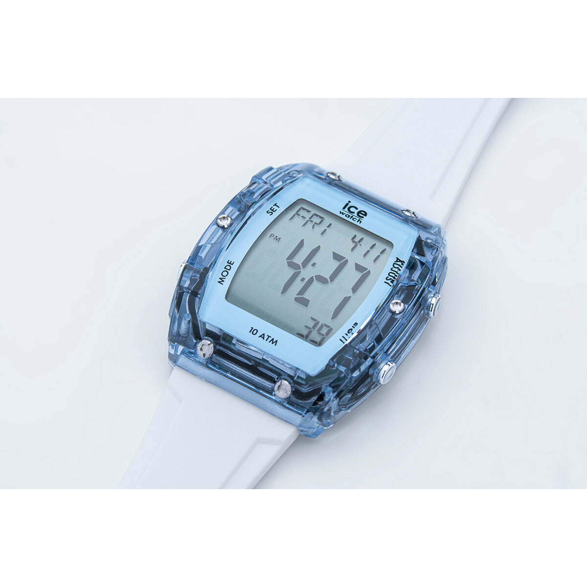 アイスウォッチ ICE-WATCH 腕時計 メンズ レディース アイスデジットボリデイ ICE digit boliday ホワイト クリアブルー シルバー 024567【2025 新作】