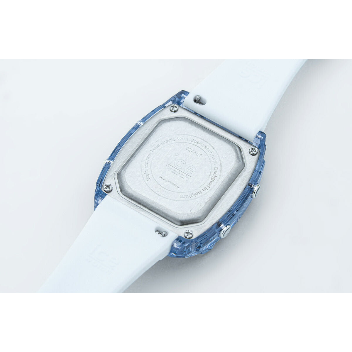 アイスウォッチ ICE-WATCH 腕時計 メンズ レディース アイスデジットボリデイ ICE digit boliday ホワイト クリアブルー シルバー 024567【2025 新作】