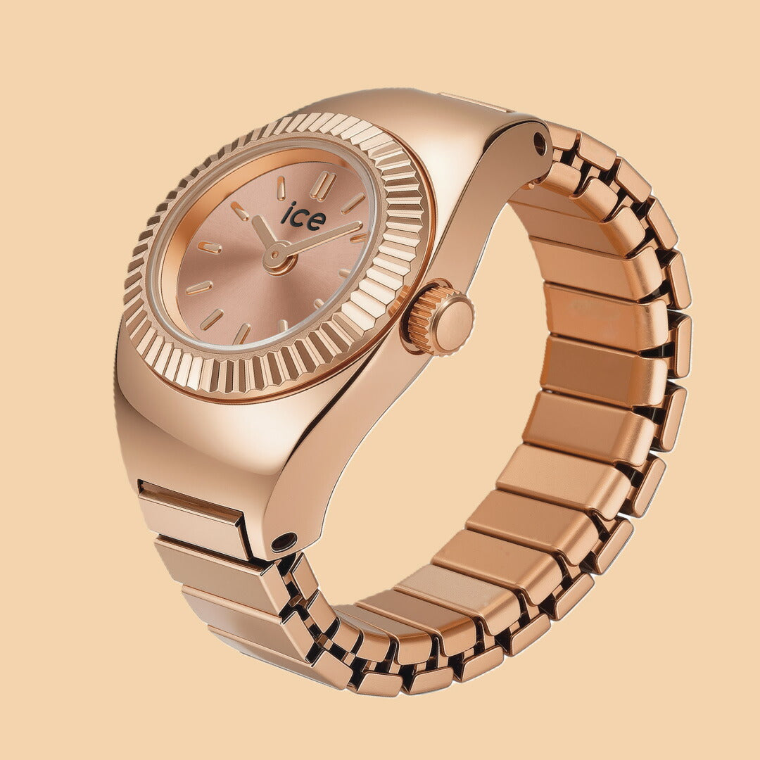 アイスウォッチ ICE-Watch リングウォッチ ウォッチリング 時計 指輪 シュシュ CHOUCHOU ローズゴールド 025519【2026 新作】