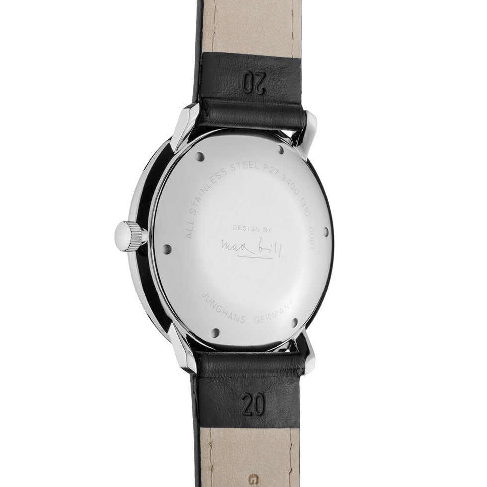 ユンハンス JUNGHANS Max Bill by Junghans Automatic マックス ビル オートマティック 腕時計 メンズ 自動巻き 027 3400 02【60回分割手数料無料!】