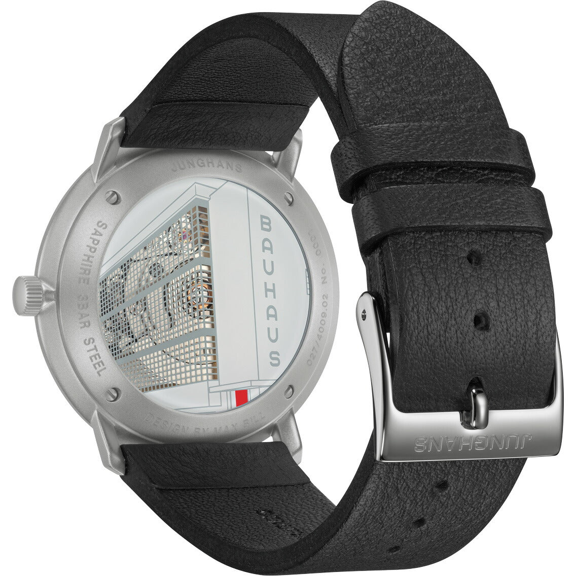 ユンハンス JUNGHANS Max Bill Automatic Bauhaus マックス ビル オートマティック バウハウス 腕時計 メンズ 自動巻き 027 4009 02【60回分割手数料無料!】