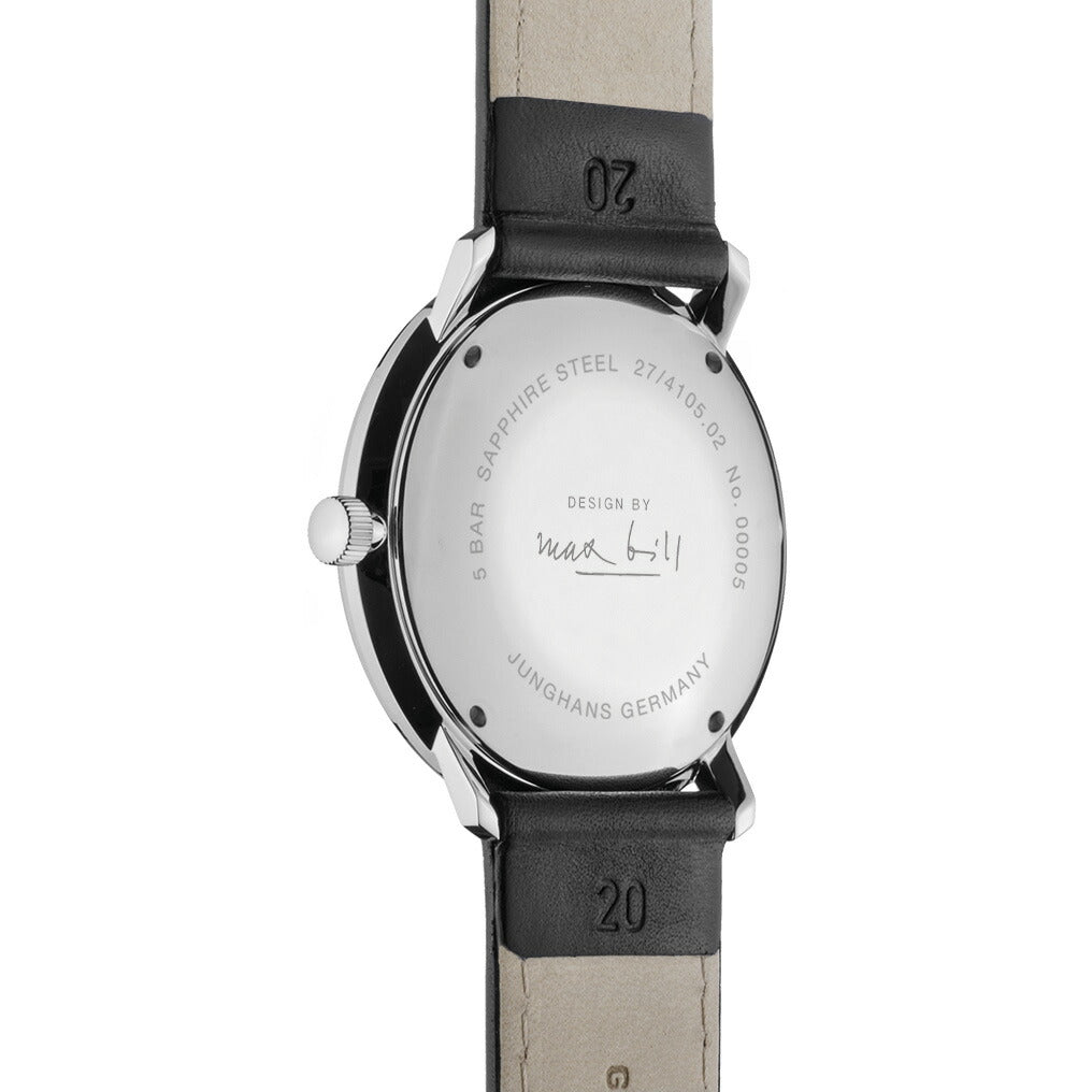ユンハンス JUNGHANS Max Bill Kleine Automatic マックス ビル クライネ オートマティック 腕時計 メンズ 自動巻き 027 4105 02【60回分割手数料無料!】