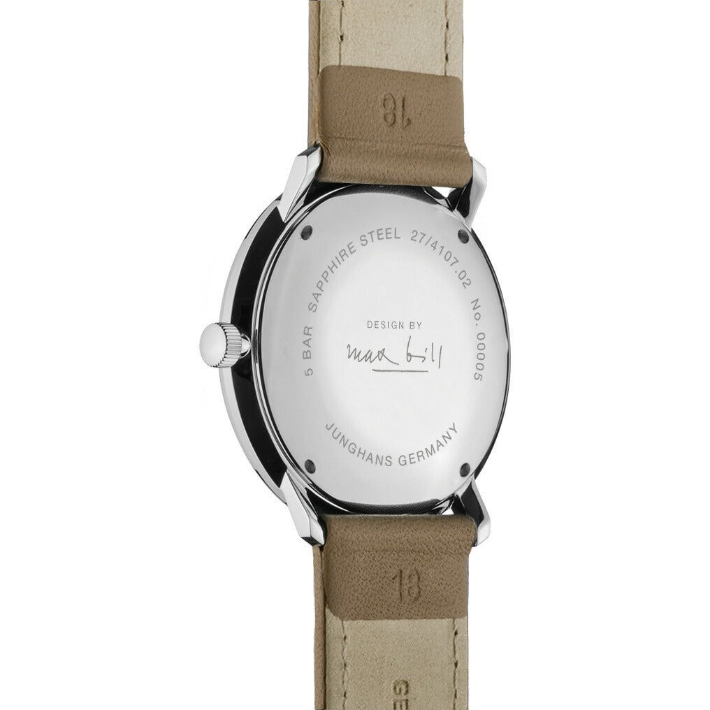 ユンハンス JUNGHANS Max Bill Kleine Automatic マックス ビル クライネ オートマティック 腕時計 メンズ 自動巻き 027 4107 02【60回分割手数料無料!】