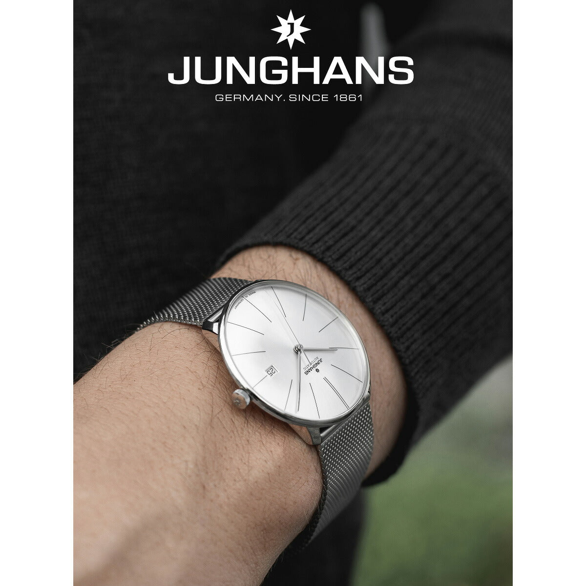 ユンハンス JUNGHANS Meister fein Automatic マイスター ファイン オートマティック 腕時計 メンズ 自動巻き 027 4153 44【60回分割手数料無料!】