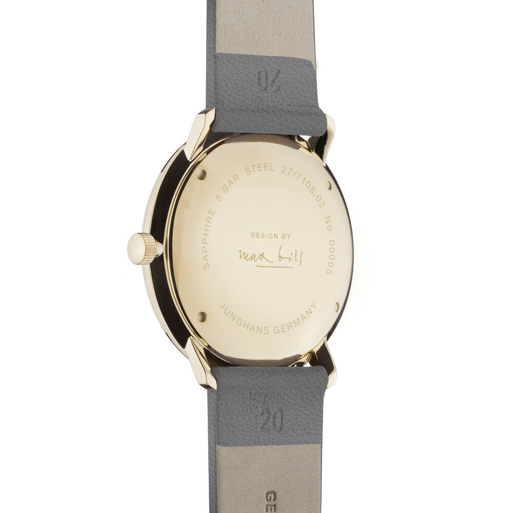 ユンハンス JUNGHANS Max Bill Kleine Automatic マックス ビル クライネ オートマティック 腕時計 メンズ 自動巻き 027 7108 02【60回分割手数料無料!】