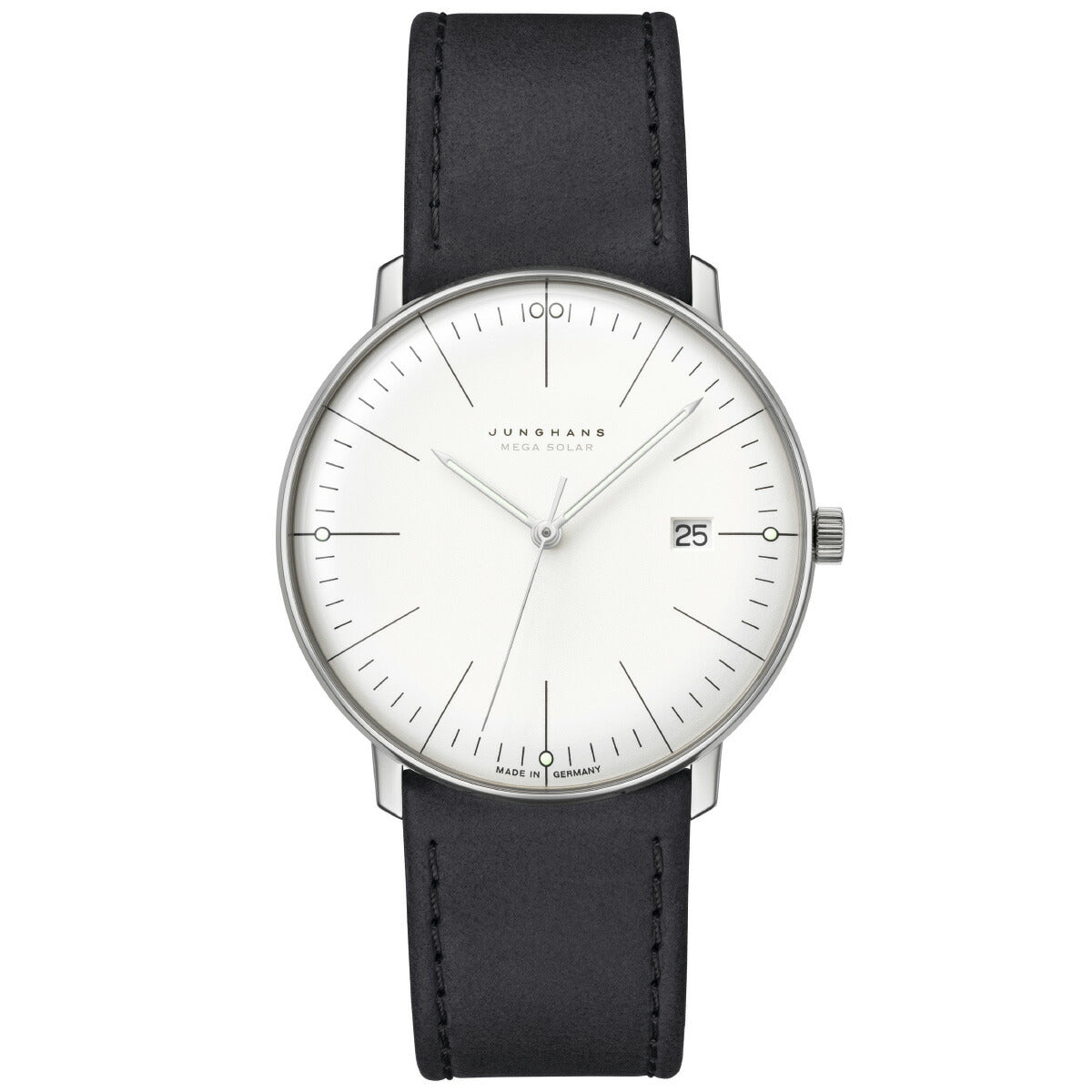 ユンハンス JUNGHANS Max Bill MEGA Solar マックス ビル メガ ソーラー 腕時計 メンズ 電波ソーラー 059 2020 02【60回分割手数料無料!】