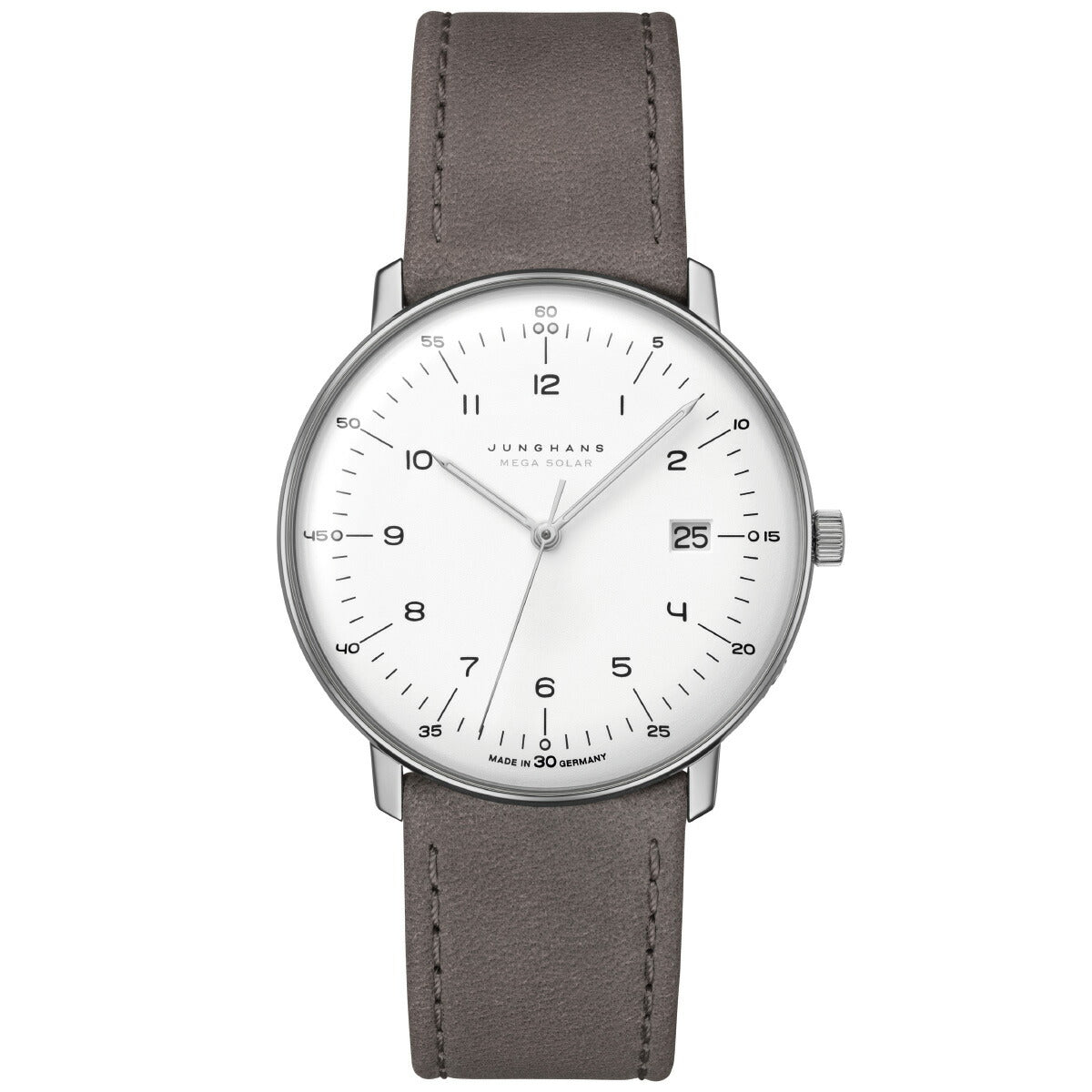 ユンハンス JUNGHANS Max Bill MEGA Solar マックス ビル メガ ソーラー 腕時計 メンズ 電波ソーラー 059 2021 02【60回分割手数料無料!】