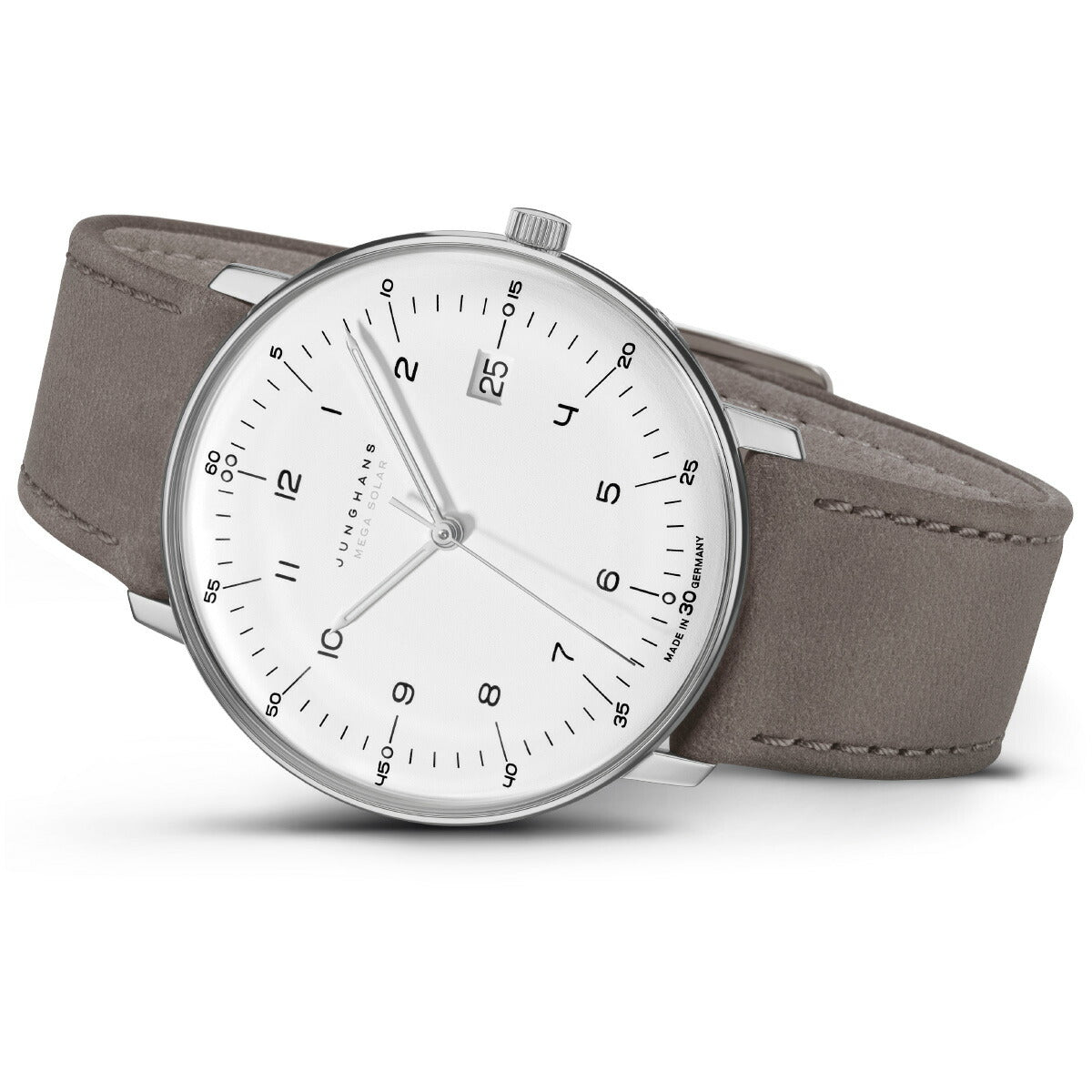 ユンハンス JUNGHANS Max Bill MEGA Solar マックス ビル メガ ソーラー 腕時計 メンズ 電波ソーラー 059 2021 02【60回分割手数料無料!】