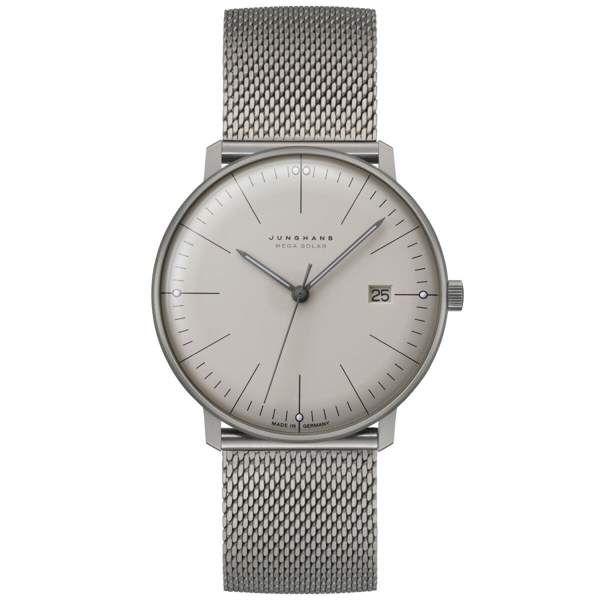 ユンハンス JUNGHANS Max Bill MEGA Solar マックス ビル メガ ソーラー 腕時計 メンズ 電波ソーラー 059 2022 46【60回分割手数料無料!】