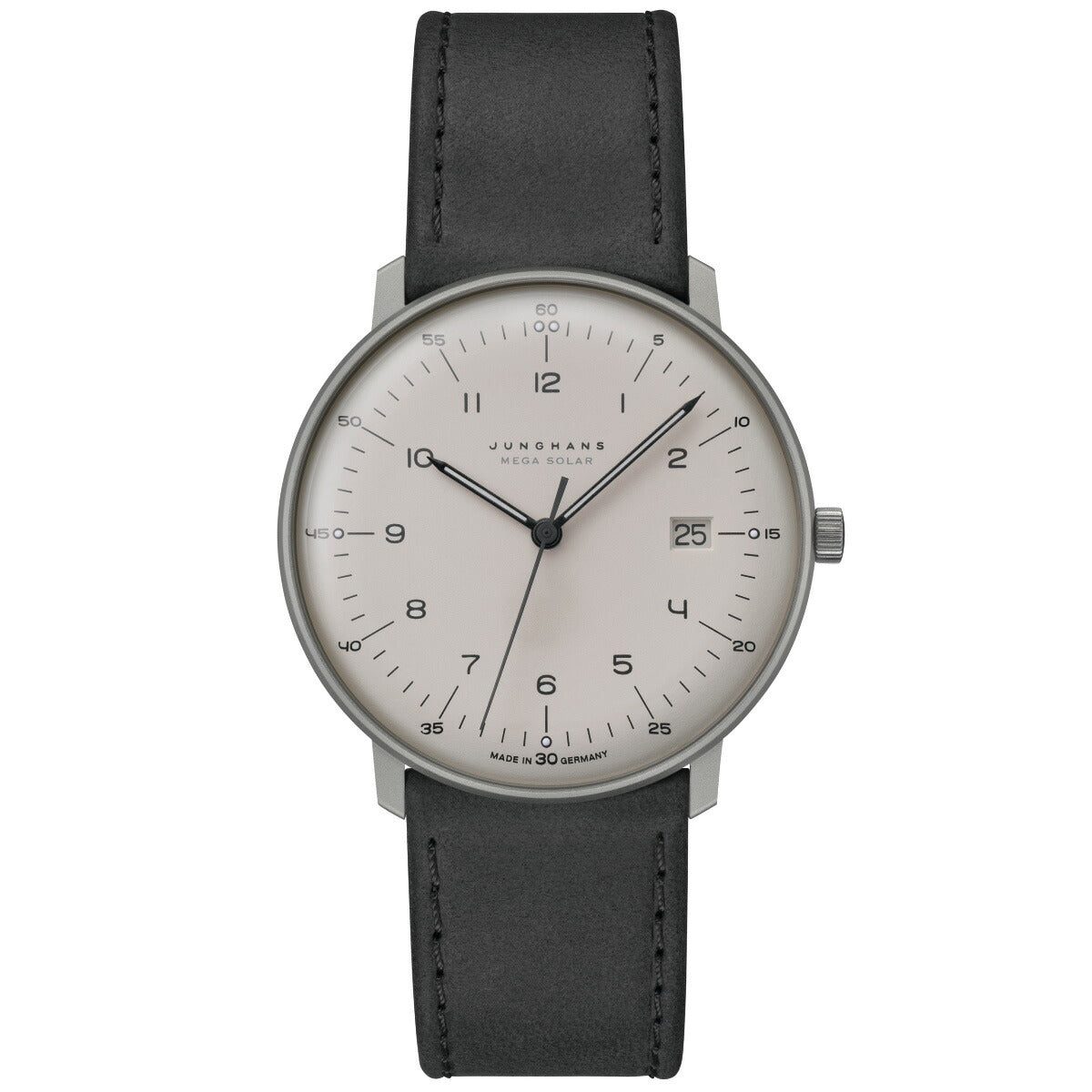 ユンハンス JUNGHANS Max Bill MEGA Solar マックス ビル メガ ソーラー 腕時計 メンズ 電波ソーラー 059 2023 02【60回分割手数料無料!】