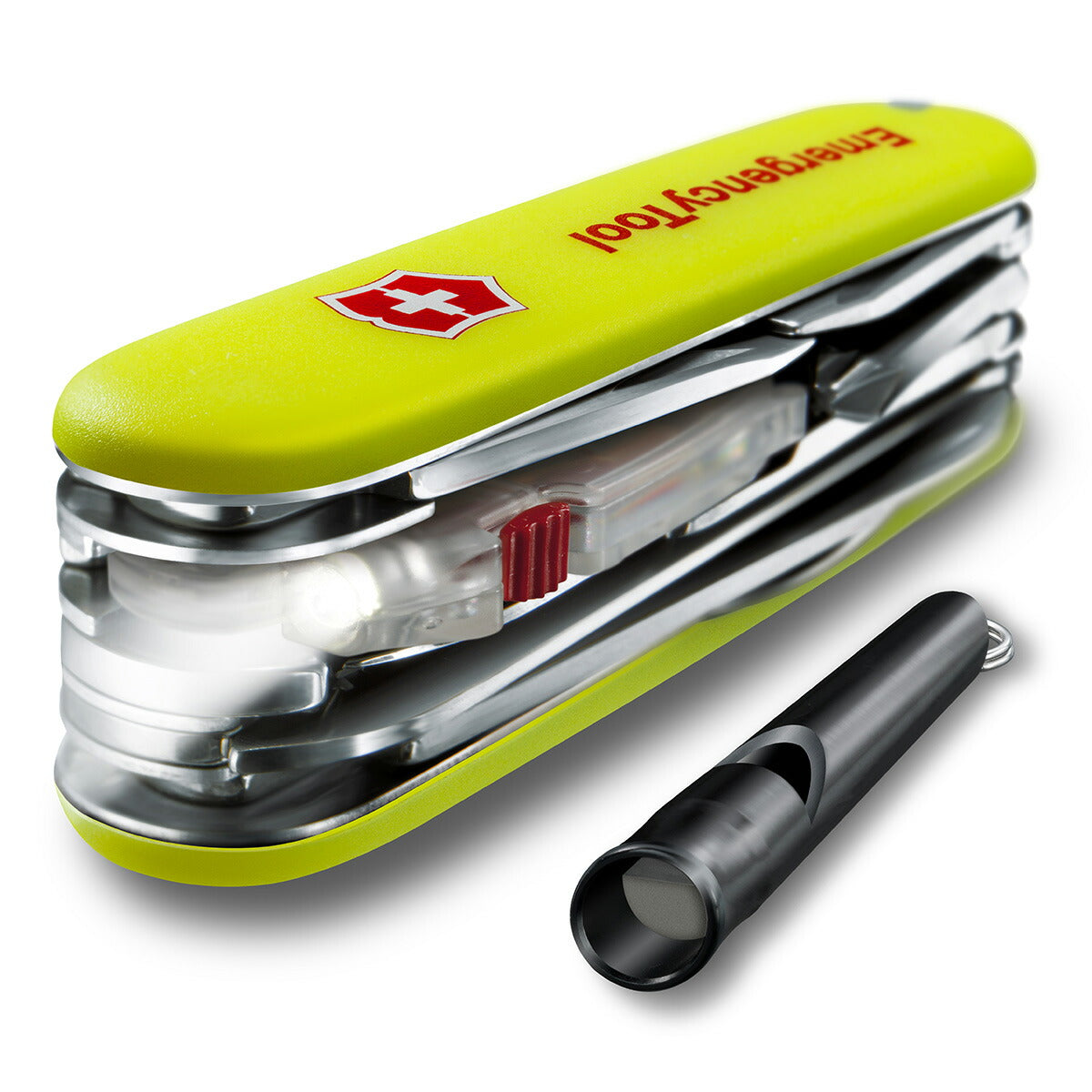ビクトリノックス VICTORINOX エマージェンシーツール ハントマンライト 防災 ナイフ アウトドア ホイッスル 防災グッズ 防災用品 LEDライト 1.7915.808-X1【2025 新作】
