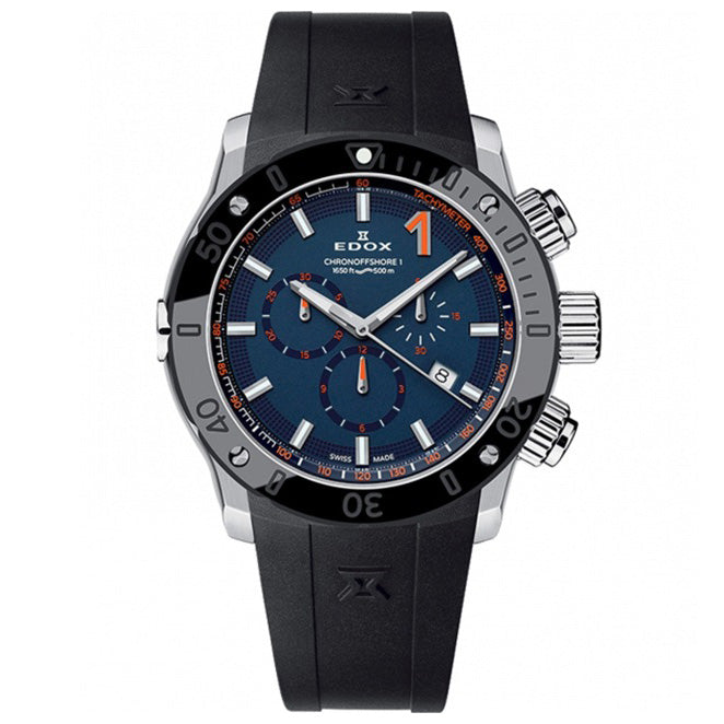 エドックス EDOX クロノオフショア1 クロノグラフ 腕時計 メンズ 10221-3N-BUINO CHRONOFFSHORE-1【60回分割手数料無料!】