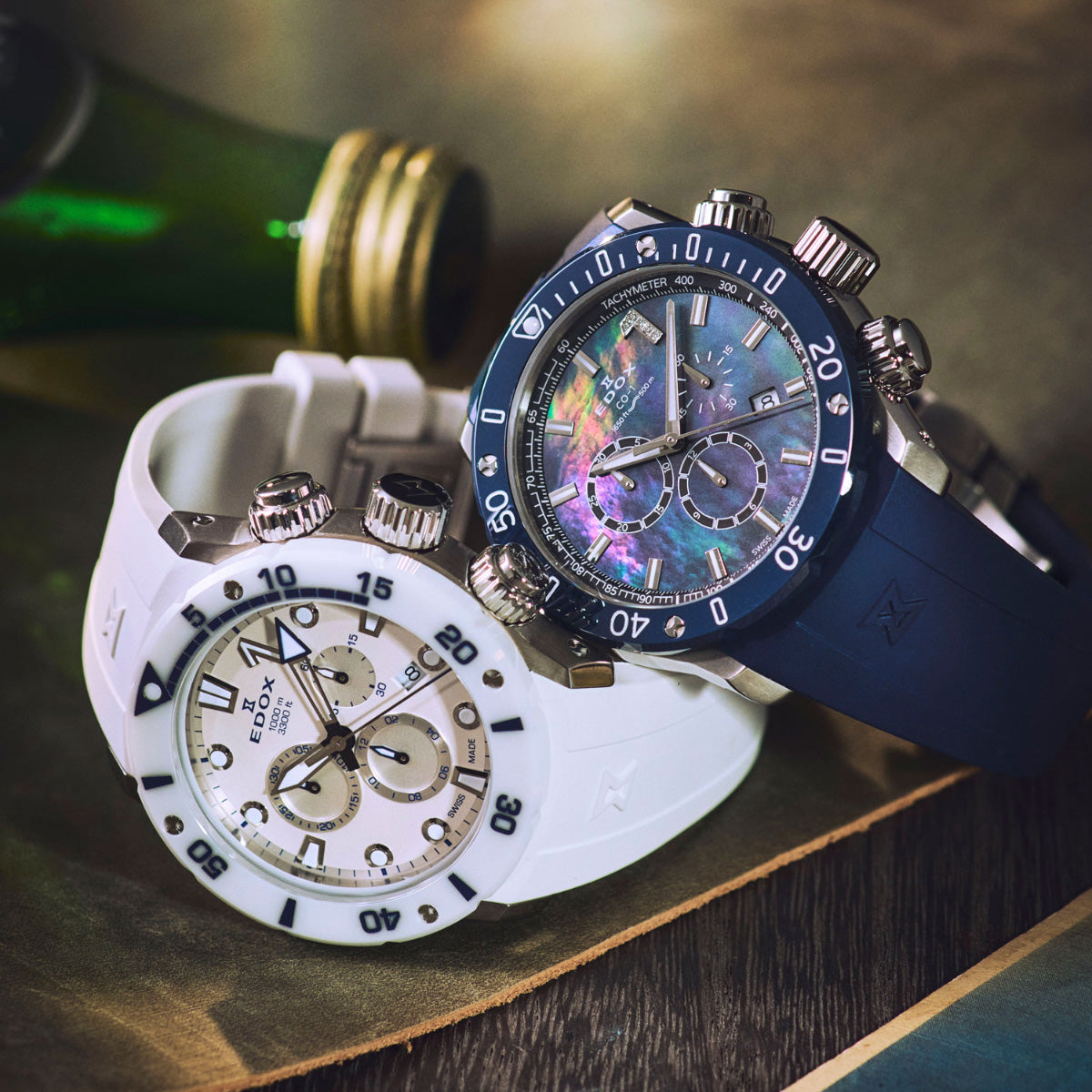 エドックス EDOX クロノオフショア1 クロノグラフ ジャパン リミテッド エディション 腕時計 メンズ 日本限定モデル 10242-TINB-BBUINGM CHRONOFFSHORE-1【60回分割手数料無料!】