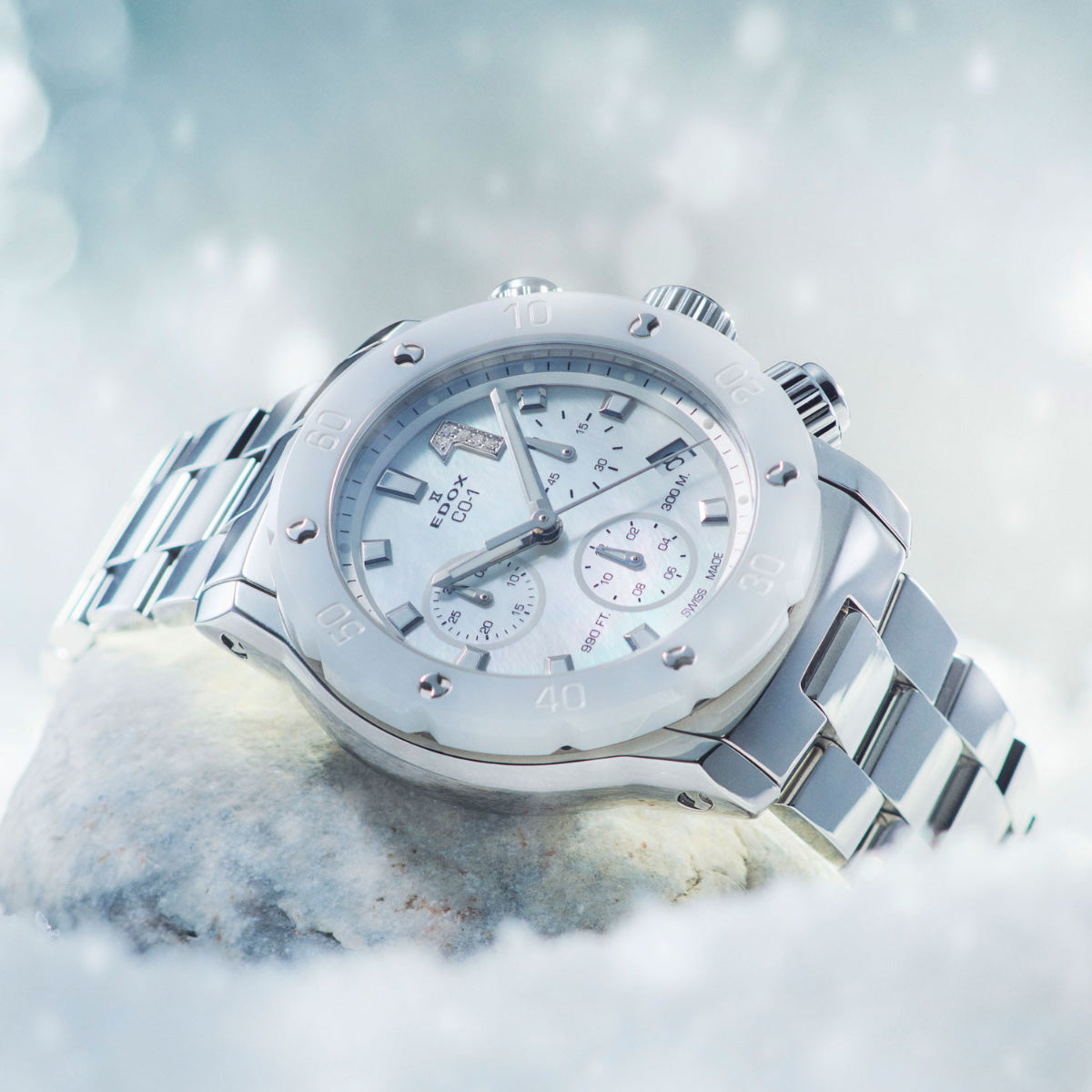 エドックス EDOX クロノオフショア1 クロノレディ 腕時計 レディース 10255-3BM-NADN CHRONOFFSHORE-1【60回分割手数料無料!】