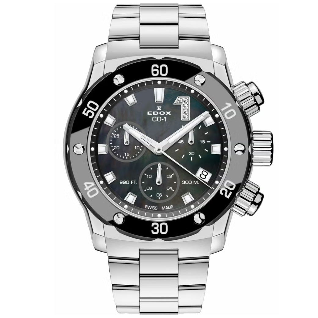 エドックス EDOX クロノオフショア1 クロノレディ 腕時計 レディース 10255-3M-NANDN CHRONOFFSHORE-1【60回分割手数料無料!】