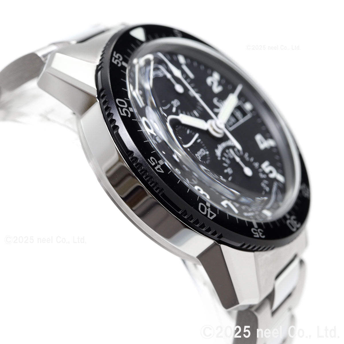 Sinn ジン 103.B.AUTO 自動巻き 腕時計 メンズ Chronographs クロノグラフ 新フォールディングクラスプ付きブレスレット ステンレススチール サテン ポリッシュ ドイツ製