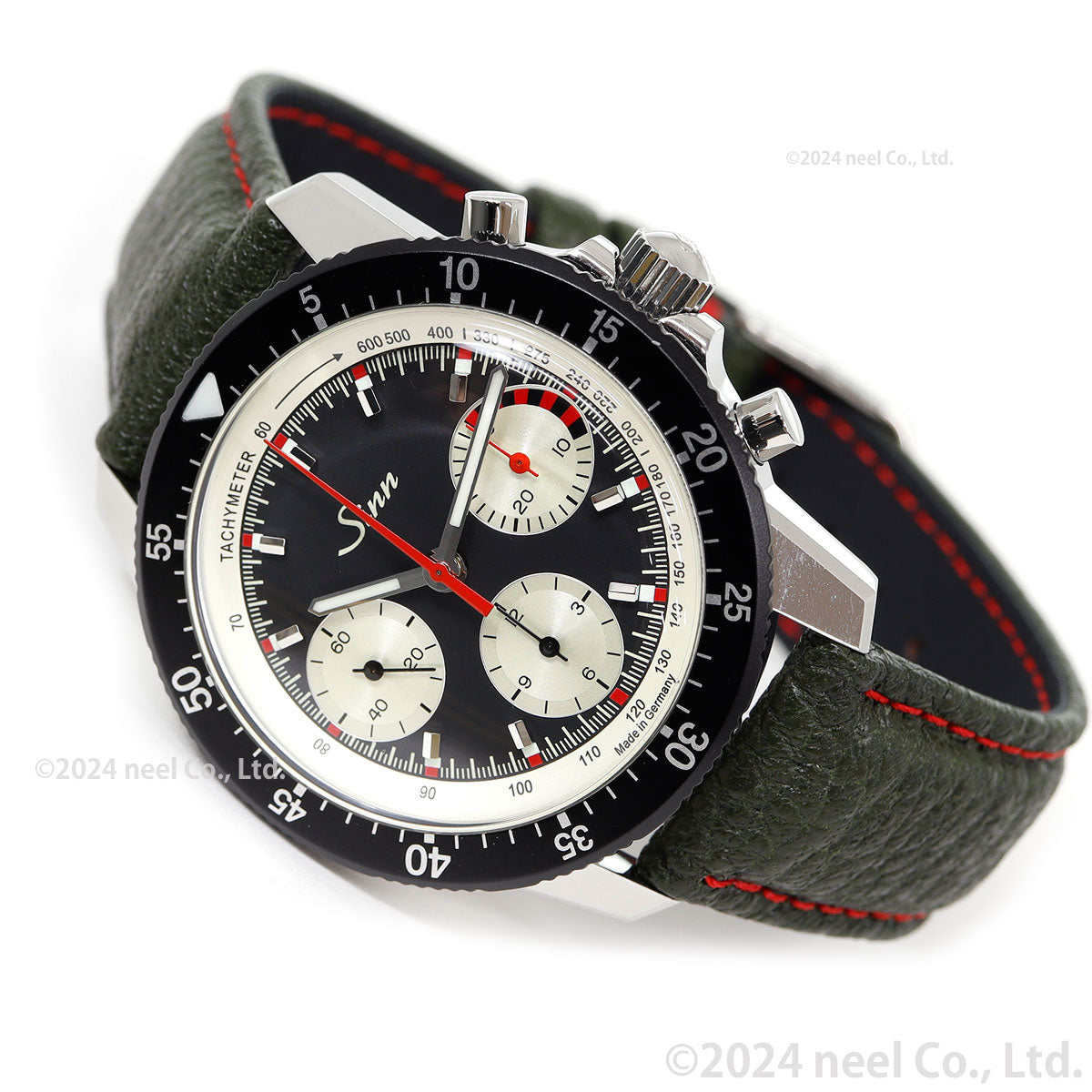 【60回分割手数料無料!】Sinn ジン 103.St.Ty.Hd 手巻き 限定 腕時計 Instrument Chronographs インストゥルメント クロノグラフ ボアレザー ドイツ製