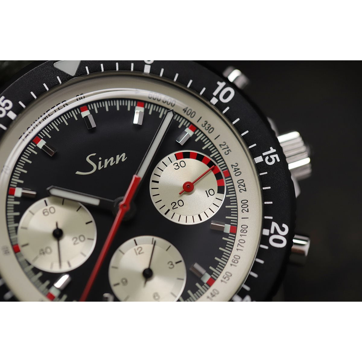 【60回分割手数料無料!】Sinn ジン 103.St.Ty.Hd 手巻き 限定 腕時計 Instrument Chronographs インストゥルメント クロノグラフ ボアレザー ドイツ製
