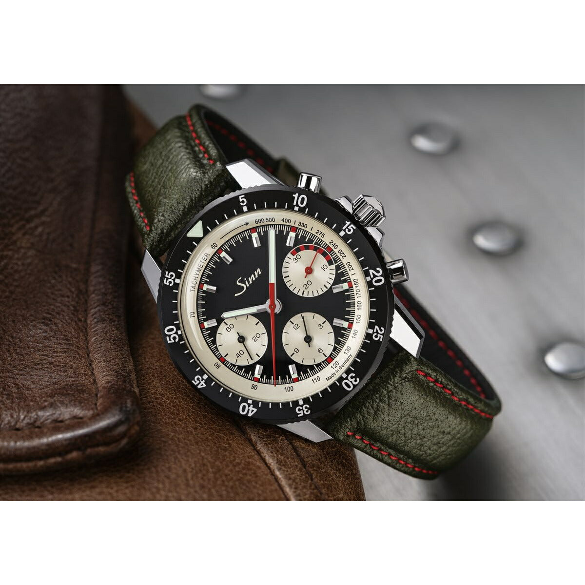 【60回分割手数料無料!】Sinn ジン 103.St.Ty.Hd 手巻き 限定 腕時計 Instrument Chronographs インストゥルメント クロノグラフ ボアレザー ドイツ製