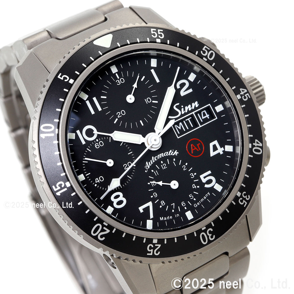 Sinn ジン 103.TI.AR 自動巻き 腕時計 メンズ Instrument Chronographs インストゥルメント クロノグラフ チタンバンド ドイツ製【60回分割手数料無料!】