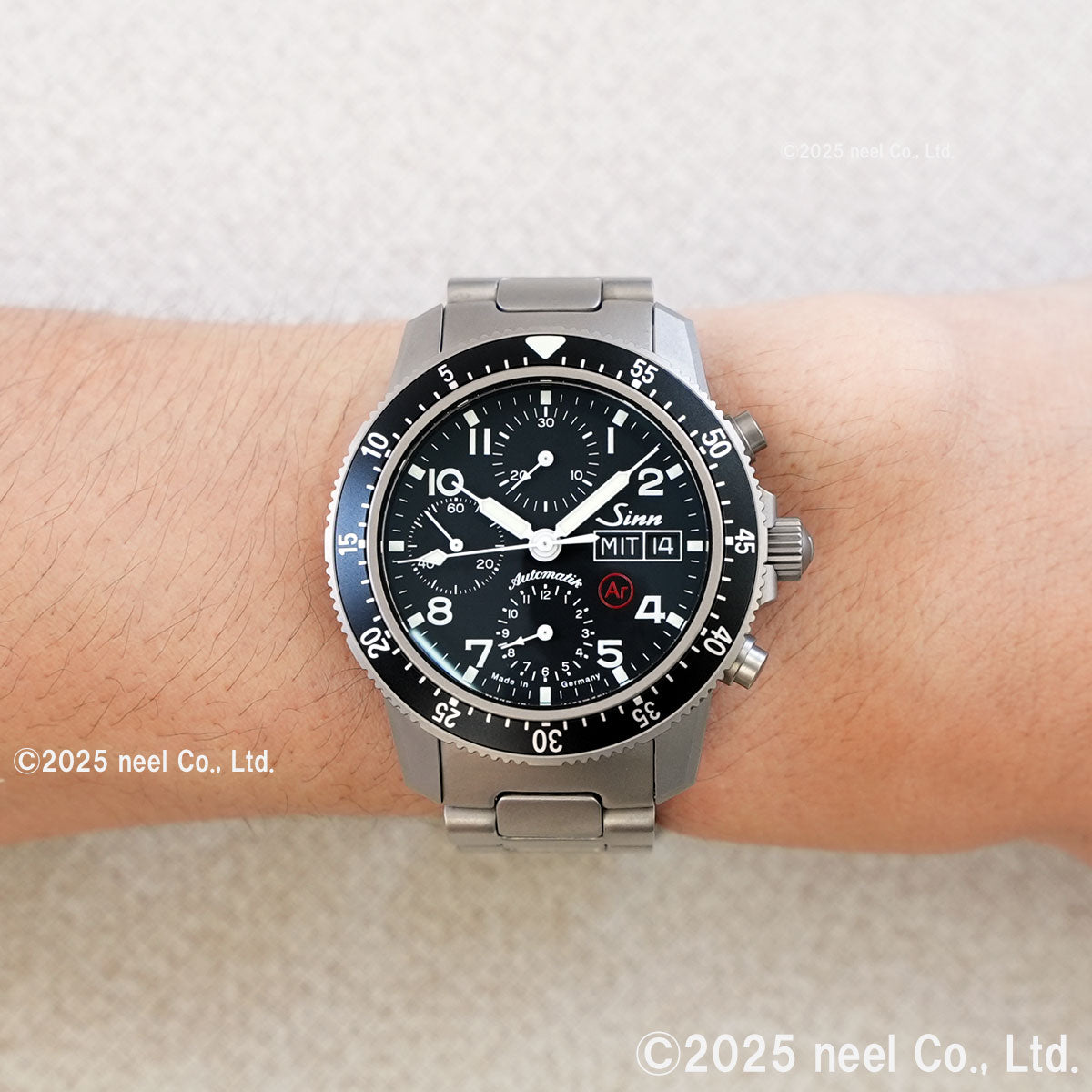 Sinn ジン 103.TI.AR 自動巻き 腕時計 メンズ Instrument Chronographs インストゥルメント クロノグラフ チタンバンド ドイツ製【60回分割手数料無料!】