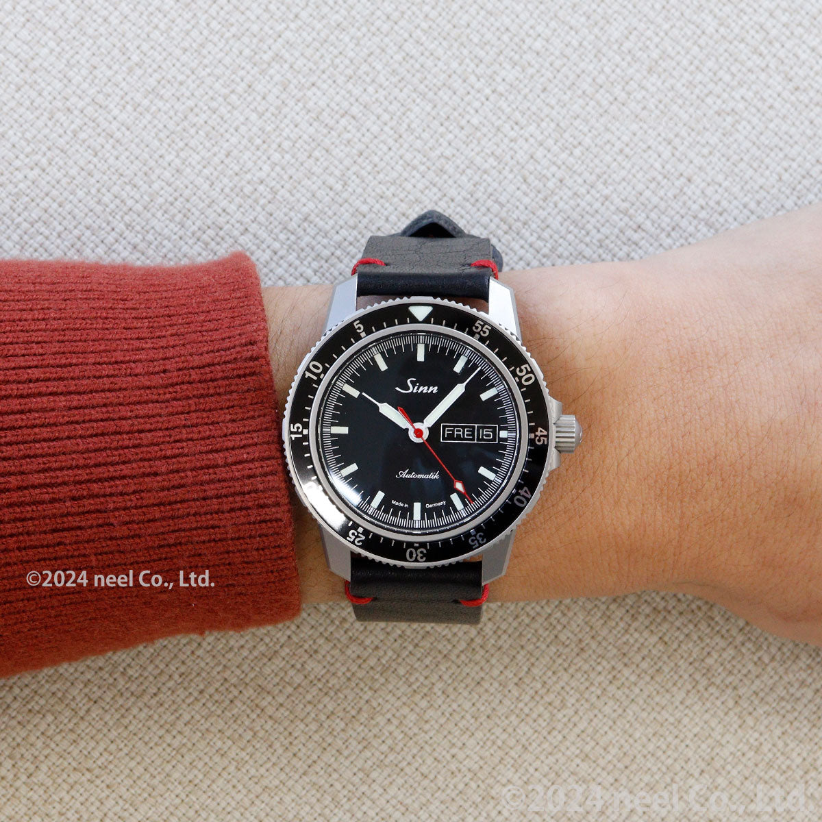 Sinn ジン 104.ST.SA.I.RS.M L 自動巻き 腕時計 メンズ 限定モデル カウレザーストラップ ドイツ製 限定200本【60回分割手数料無料!】